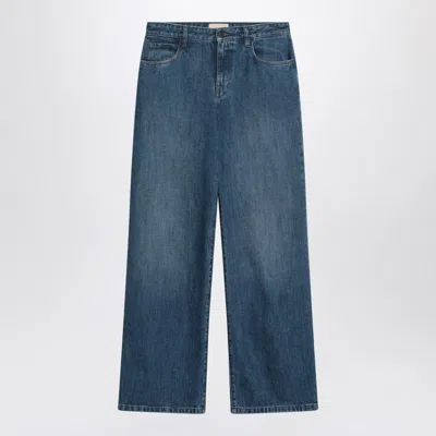 THE ROW THE ROW EGLITTA WIDE FADED JEANS