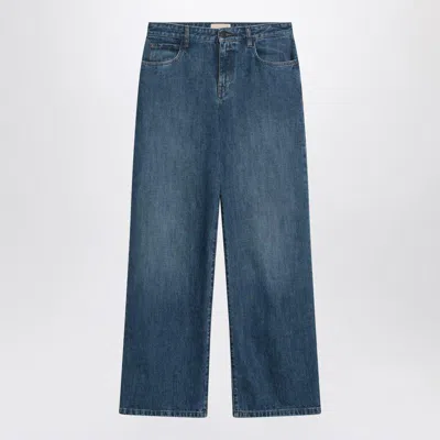 The Row Eglitta Wide Faded Jeans