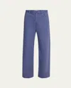 The Row Eglitta Wide-leg Jeans In Purple Blue