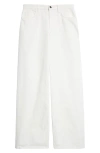 The Row Eglitta Wide Leg Jeans In White