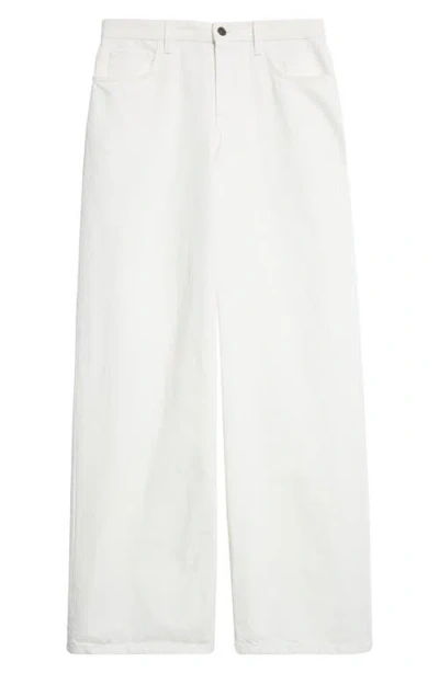 The Row Eglitta Wide Leg Jeans In White