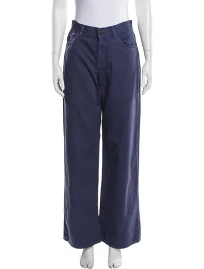 Pre-owned The Row Eglitta Wide Leg Pants W/ Tags In Blue
