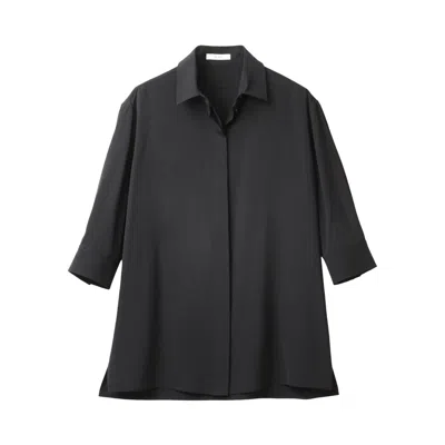 Pre-owned The Row Elada Shirt 'black' | Women's Size Xl