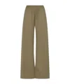 The Row Elastic Waist Casual Pants In Brown