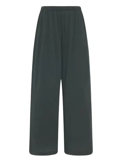 The Row Elastic-waist Pull-on Trousers In Green