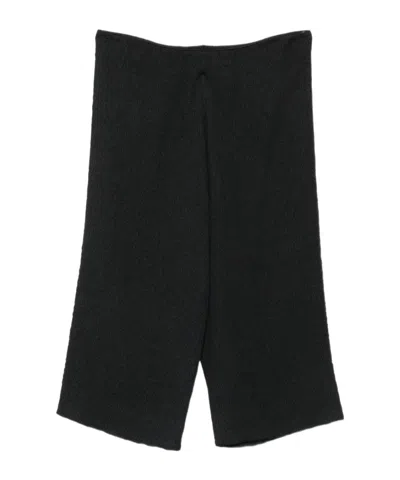 The Row Elastic Waist Shorts In Black