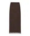 Shop The Row Elastic Waist Skirt In Black