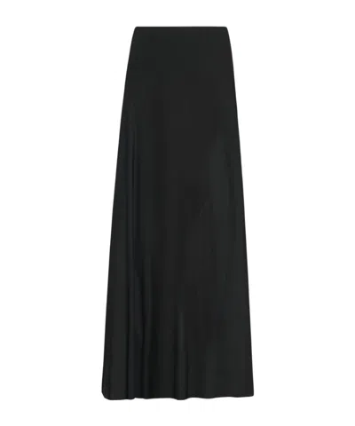The Row Elastic Waist Skirt In Black