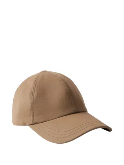 The Row Elasticated-strap Baseball Cap In Neutrals