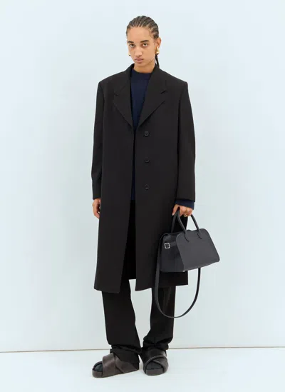 The Row Black Elea Coat