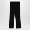 The Row Tailored Straight Wool Pants In Black