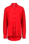 The Row Elia Shirt In Red Red