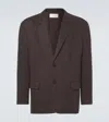 THE ROW ELIGIO LINEN AND WOOL BLAZER