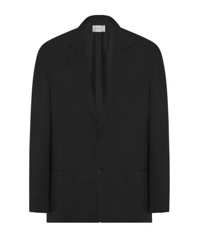 The Row Eligio Wool Suit Coat In Black