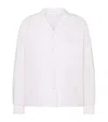 The Row Elijas Cotton Shirt In White