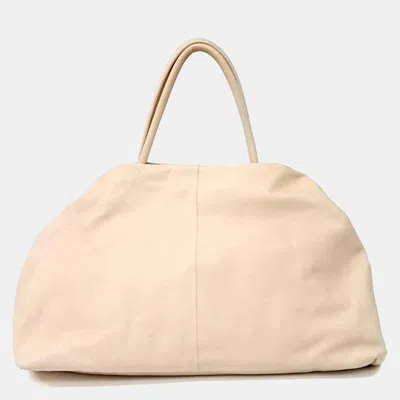 Pre-owned The Row Elio Boers Bag In Beige