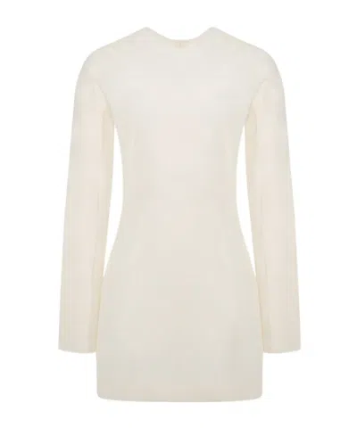 The Row Elione Cotton-silk Taffeta Top In Neutral