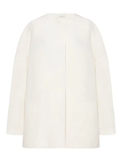 THE ROW THE ROW ELKE SILK JACKET