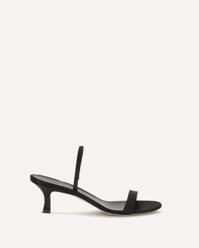 The Row Ella Slingback Heeled Sandals In Black