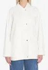 The Row Elodianna Canvas Jacket In Neutral