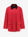 The Row Elodianna Canvas Jacket In Red
