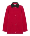 The Row Elodianna Jacket In Cotton In Red