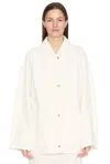 The Row Elodianna Canvas Jacket In White