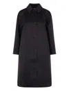 The Row Ema Button-up Coat In Black