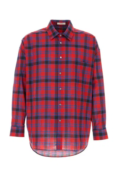 THE ROW EMBROIDERED COTTON OVERSIZE LANCASTER SHIRT