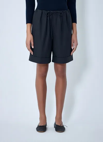The Row Emiliano Shorts In Black