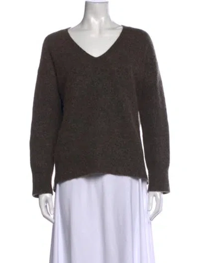 Pre-owned The Row Emka Mohair Sweater W/ Tags In Brown