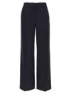 The Row Encore Wool Wide-leg Pants In Blue