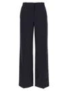 The Row Encore Wool Wide-leg Pants In Blue