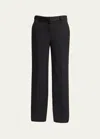 The Row Encore Tailored Wool Pants In Black