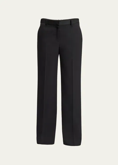 The Row Encore Tailored Wool Pants In Black