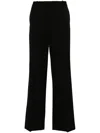 The Row Albereta Flared Wool Pants In Black