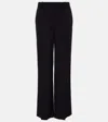 The Row Encore Wool Wide-leg Pants In Black