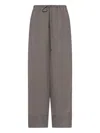 The Row Enea Drawstring Trousers In Gray