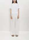The Row Enea Cotton Wide-leg Pants In White