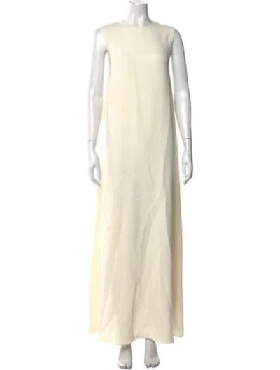 Pre-owned The Row Eno Dress Long Dress In White