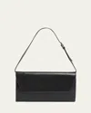 The Row Black Evening Clutch In Blsg Black Shg