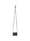 The Row Mini Envelope Leather Pouch With Strap In Black