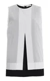 The Row Enzel Layered Cotton Top In White