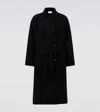 The Row Wool And Cashmere Oversized Coat In Black