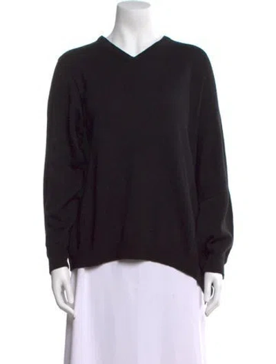 Pre-owned The Row Erminia Cashmere Sweater W/ Tags In Black