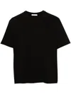 The Row Errigal Cotton T-shirt In Black