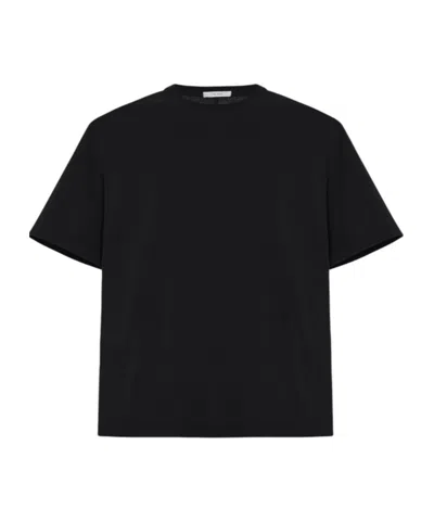 The Row Errigal Cotton-jersey T-shirt In Black