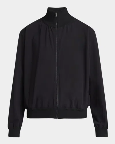 The Row Esme Zip Track Jacket In Black
