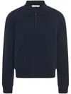 The Row Estee Polo Top In Blue