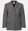 The Row Eudora Cashmere And Wool Blazer In Black